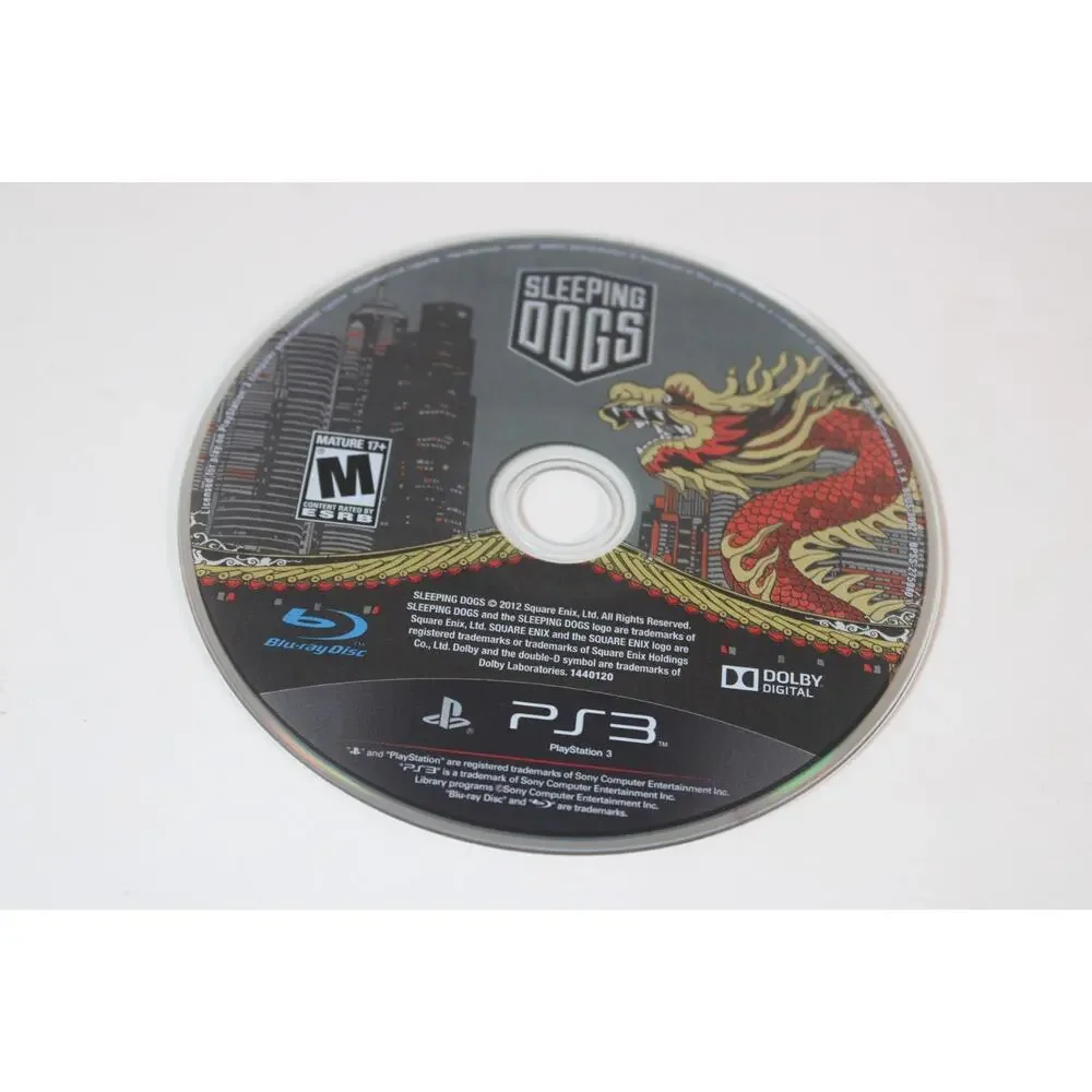 Sleeping Dogs (Sony PlayStation 3, 2012, PS3) Disc Only, Tested/works